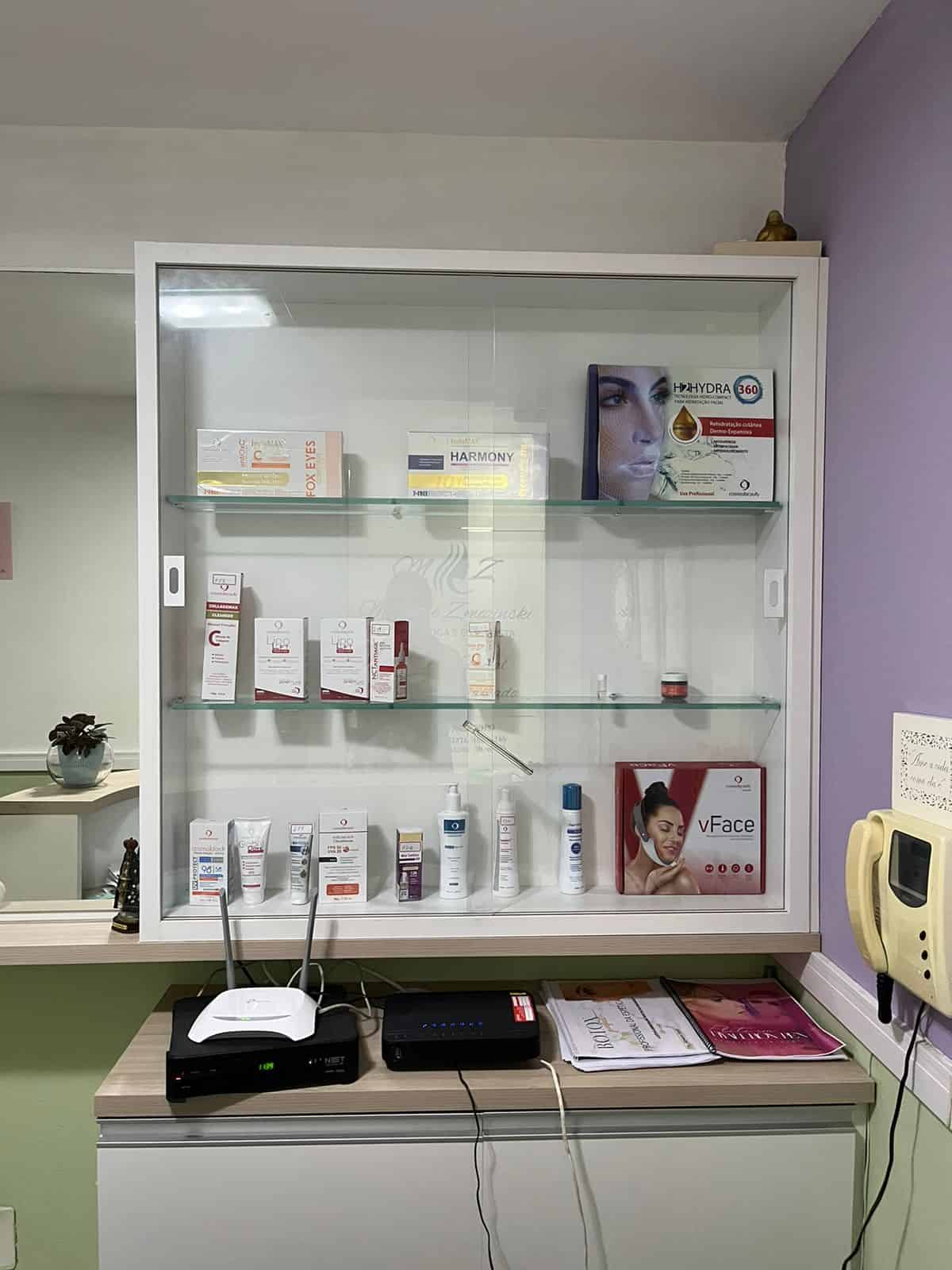 Vitrine de produtos